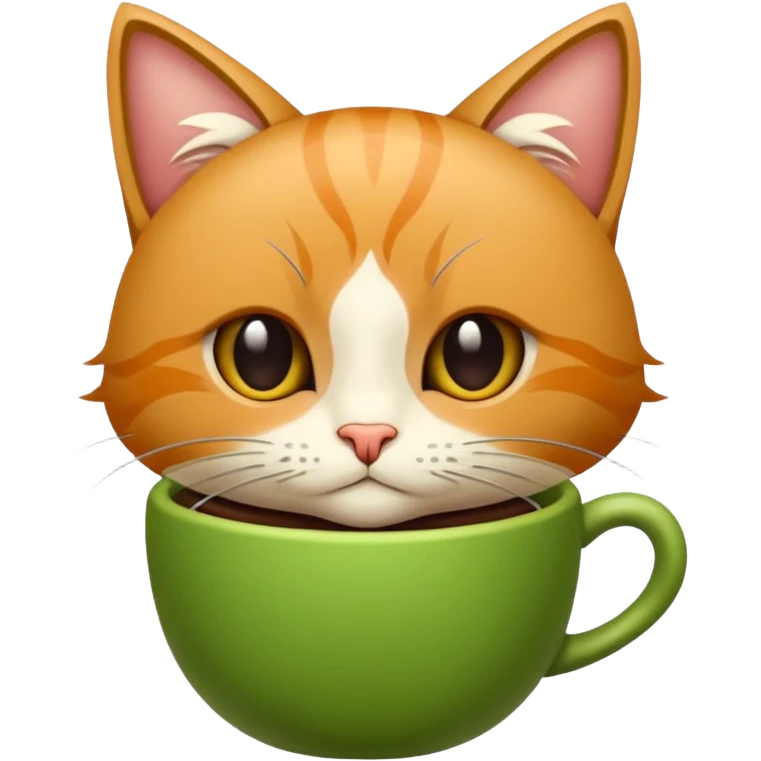 Dans eden kahverengi tüylü ve gözlü bir kedi emoji