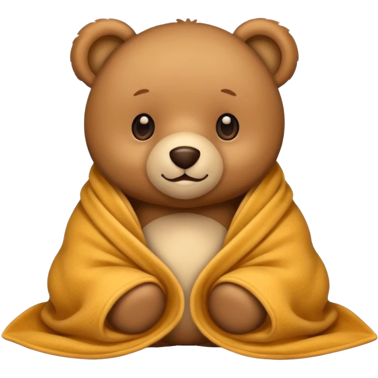 🧸 in blanket  emoji