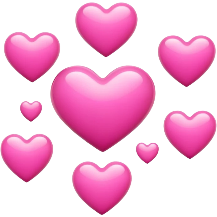 pink hearts emoji