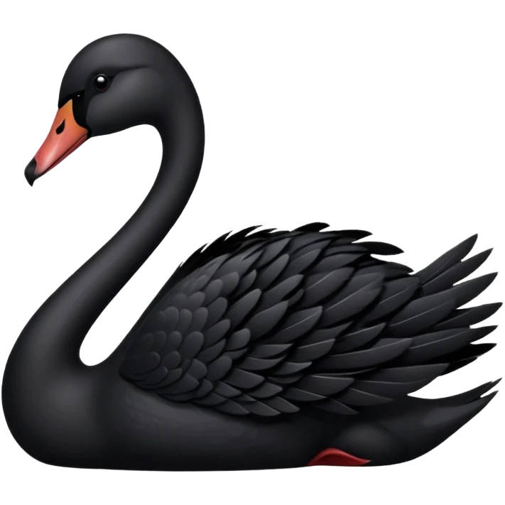 Black swan emoji