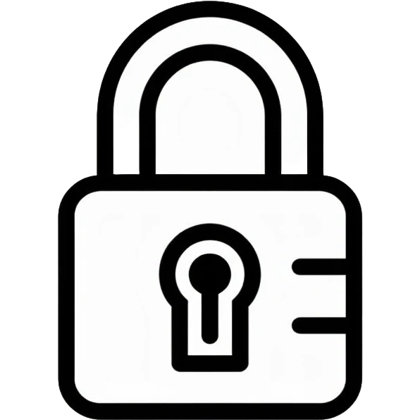 security lock for banking emoji