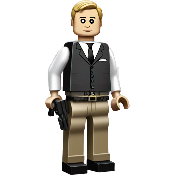 Daniel Craig lego full body emoji