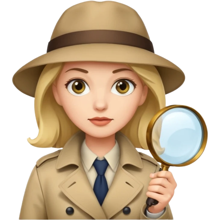 female detective emoji