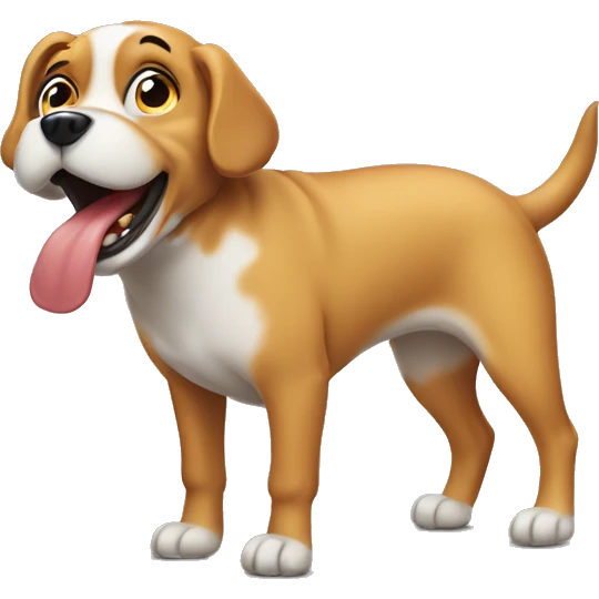 farting dog emoji