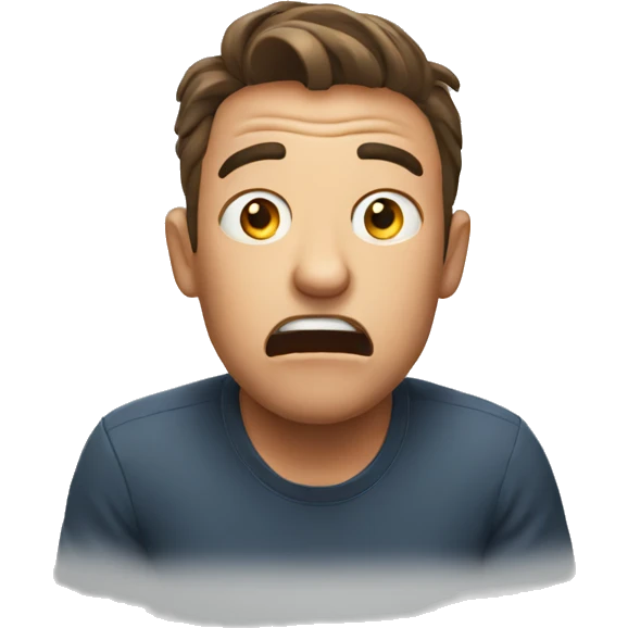 Man shocked emoji
