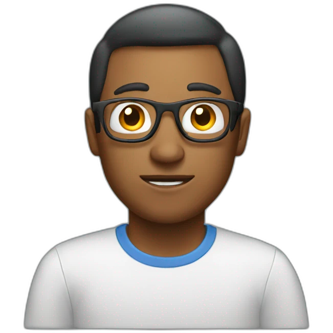 Man Behind a laptop emoji