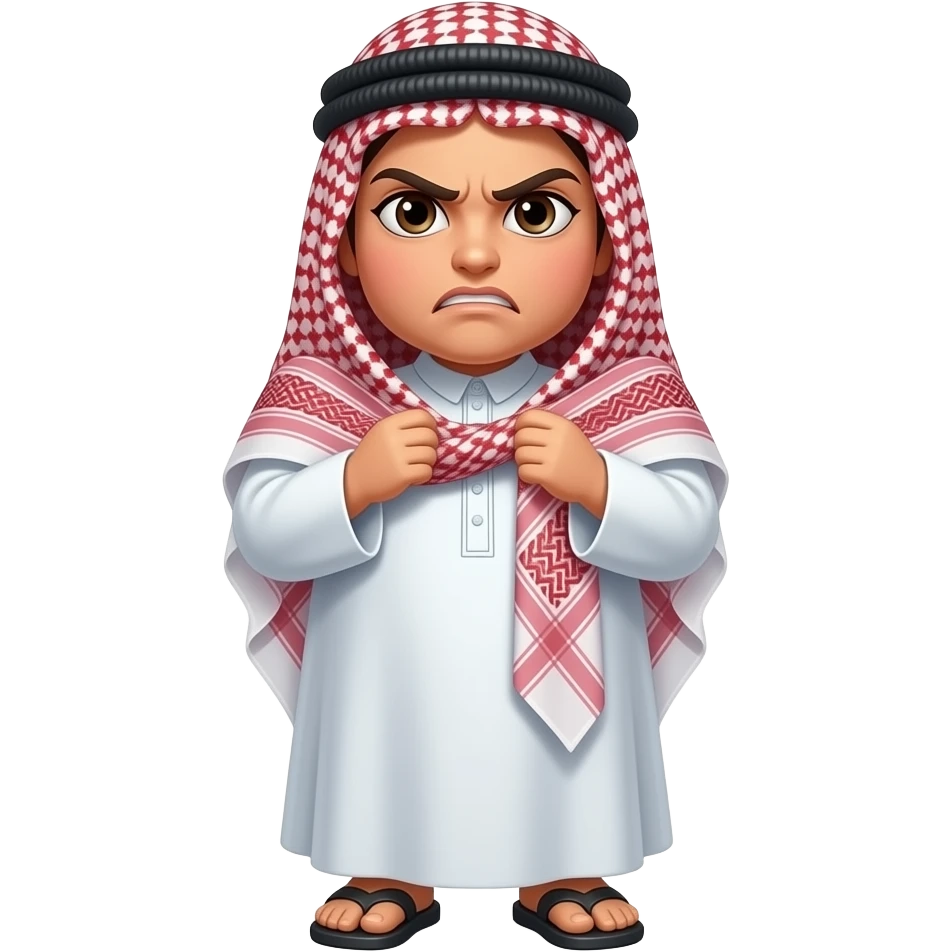 mother named zenoxa arabic with a tap (sandals) taking it and mad emoji
