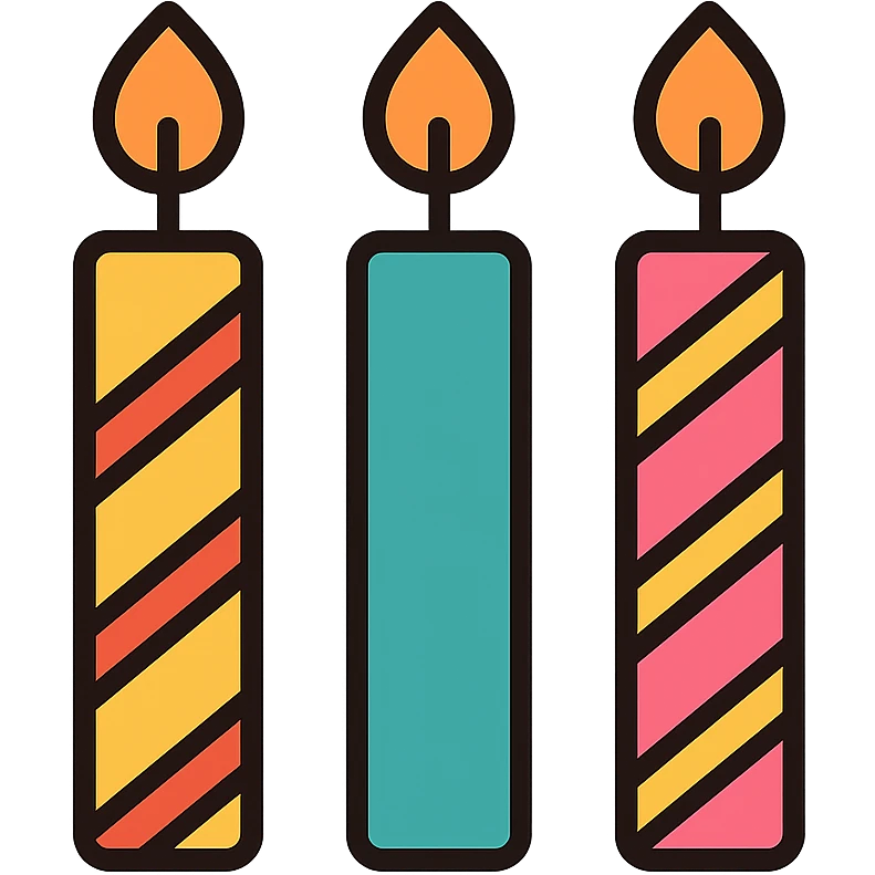 birthday candles emoji