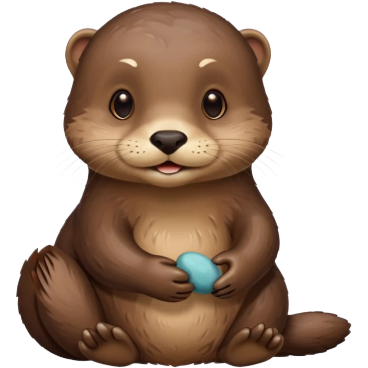 Otter with Pepples emoji