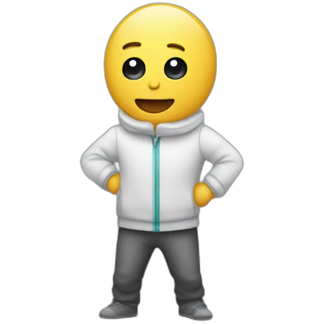 Calvo con Covid-19 emoji
