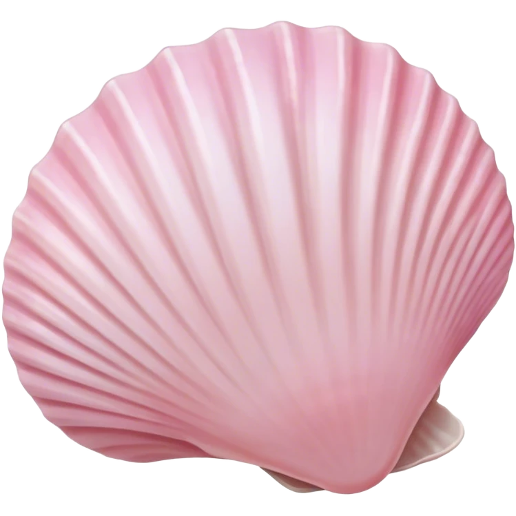 Light pink shells emoji