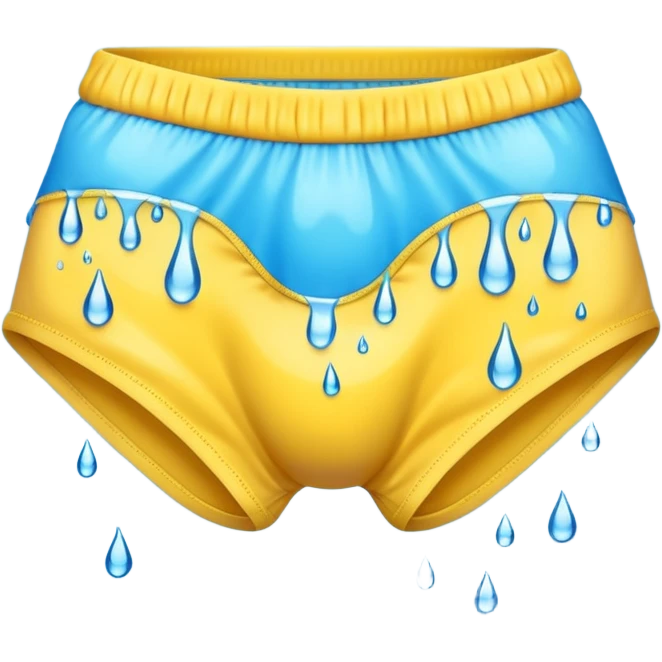 emoji underwear dripping with water emoji
