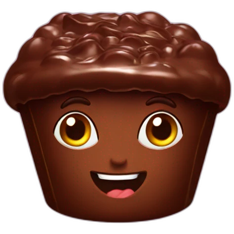 Gofre de chocolate emoji