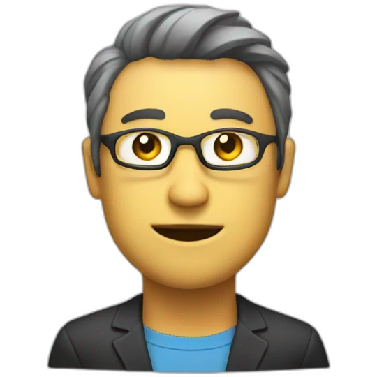 Un personnage en forme de bloc  emoji
