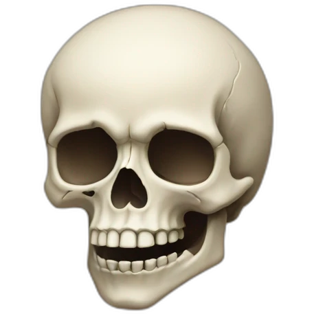 Skull heart emoji