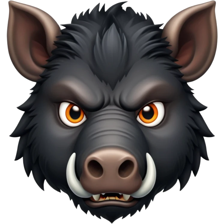 evil boar emoji