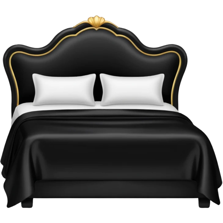 black silk bed  emoji