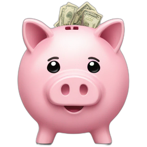 piggy bank side emoji