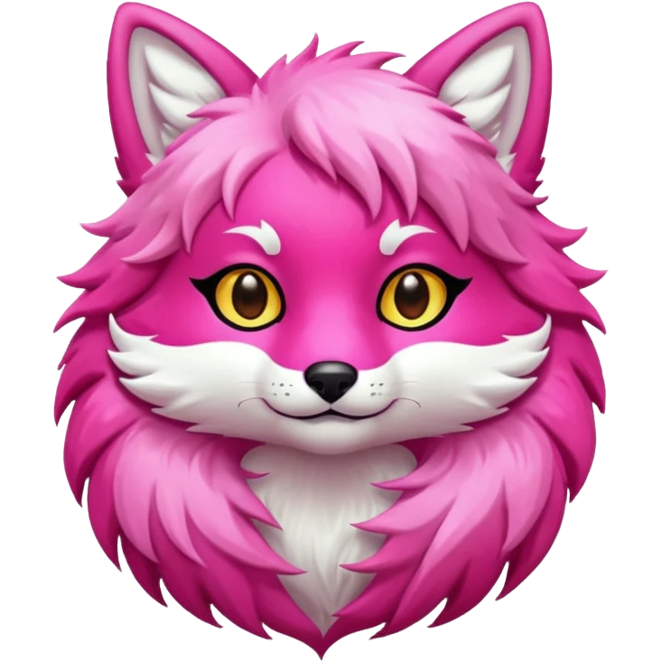 pink kitsune emoji