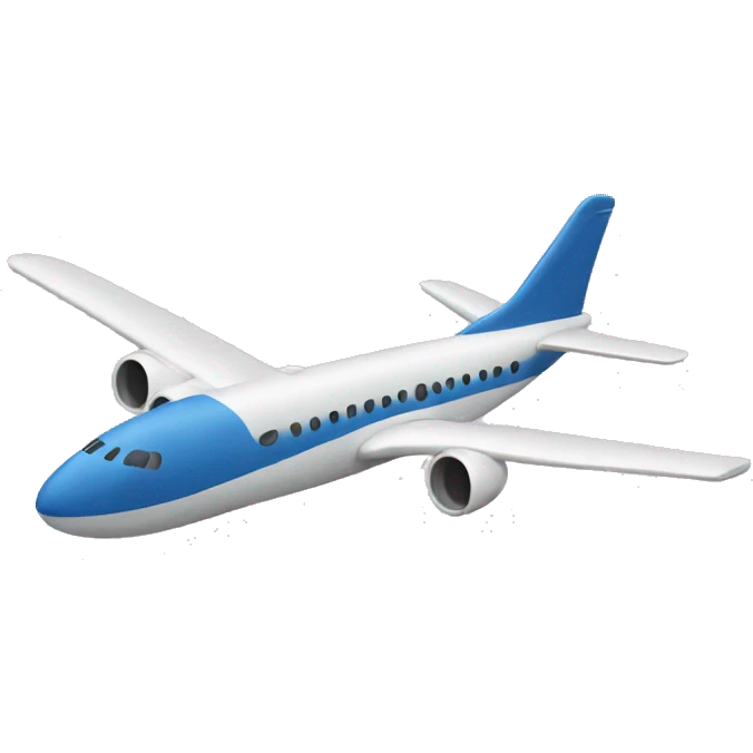 Flying plane emoji