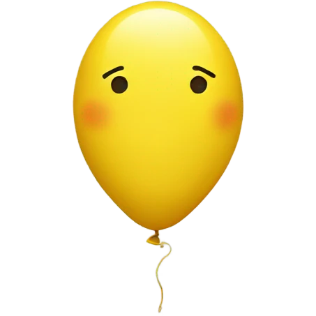 Yellow Balloon emoji