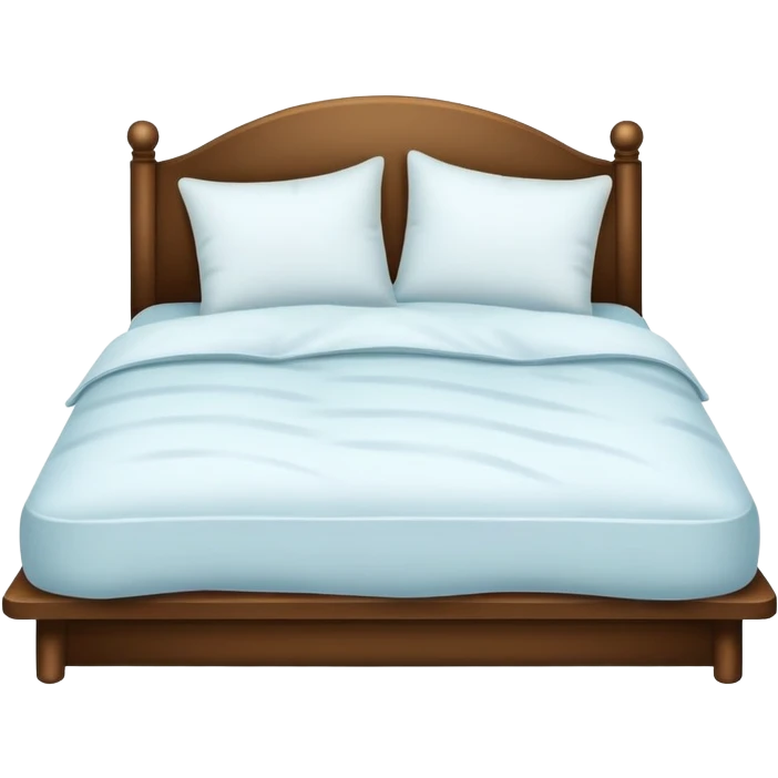 bed with a pillow and stars, calm and inviting emoji