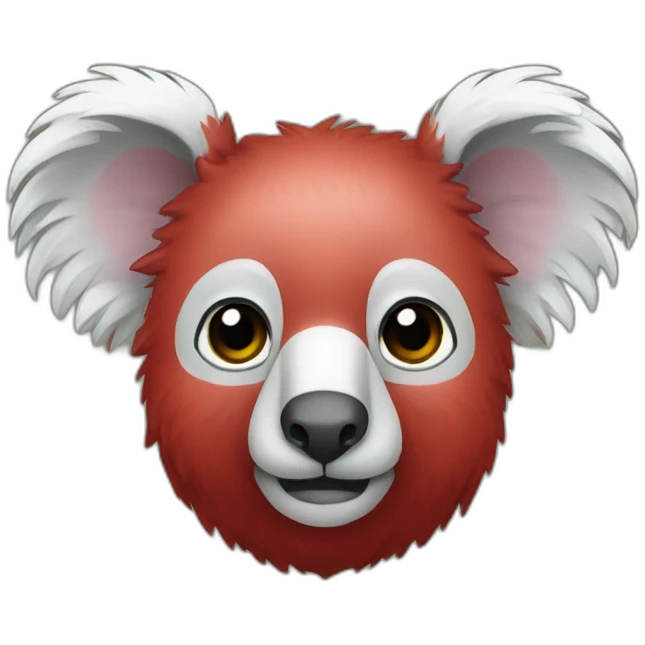 red koala emoji