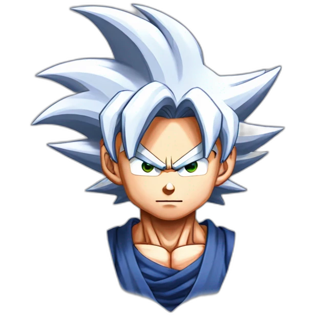 Goku Ultra instinct emoji