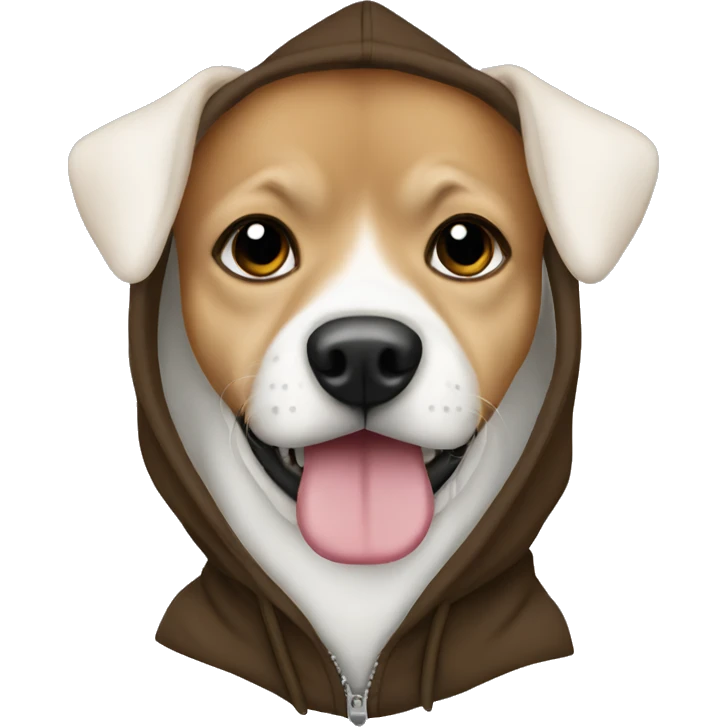 Dog hoodie emoji