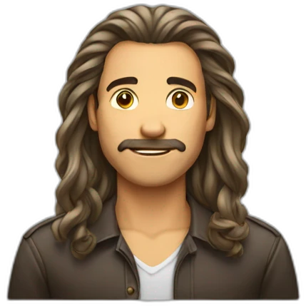 Long—hair—man emoji