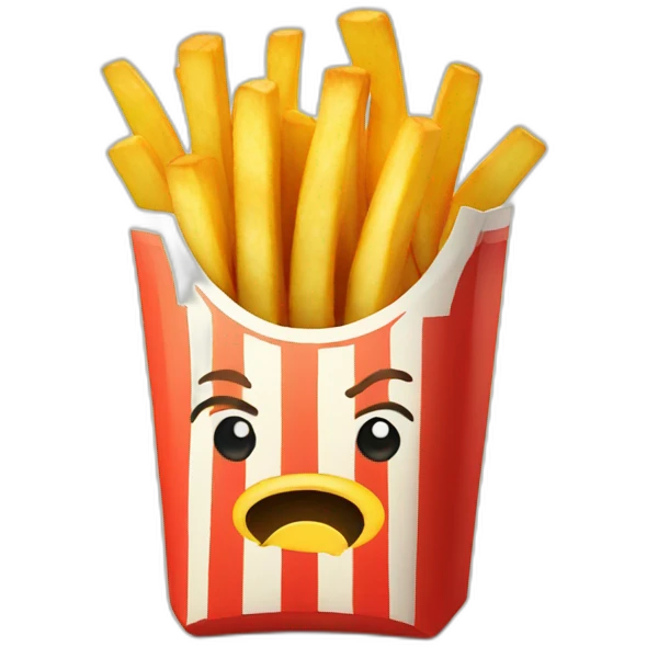 French fries emoji