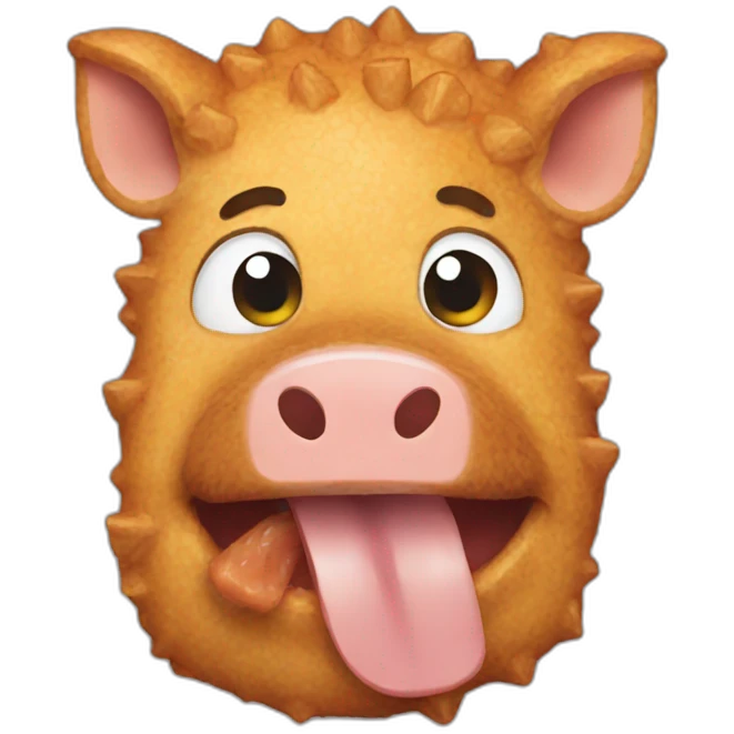 Crispy pork  emoji