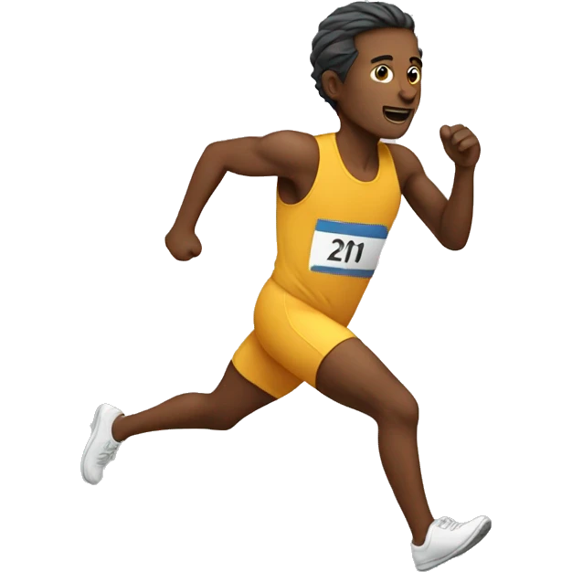 running emoji