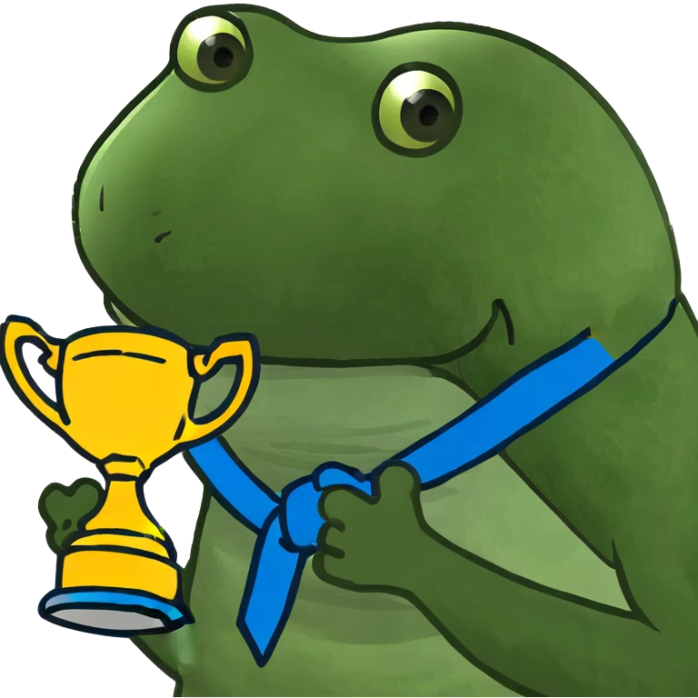 Trophy for best social worker  emoji