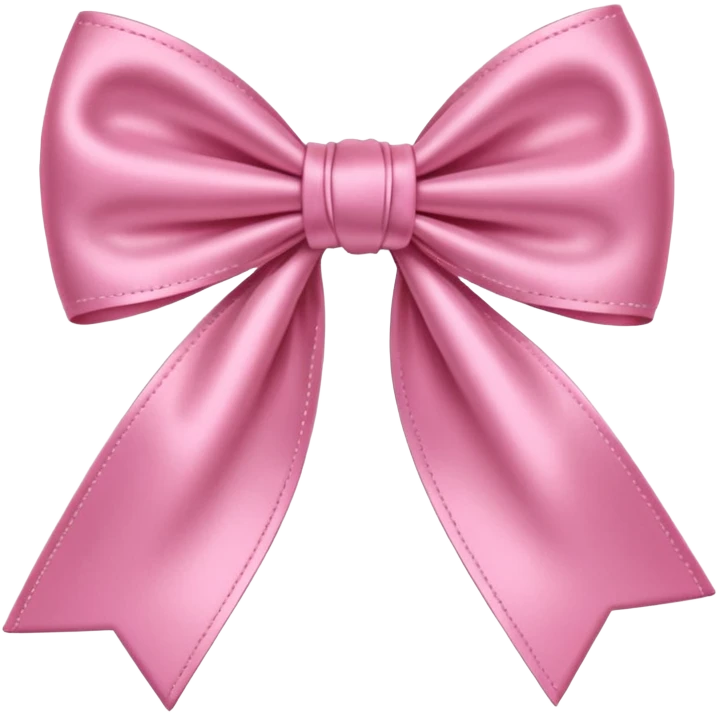 Bow pink  emoji
