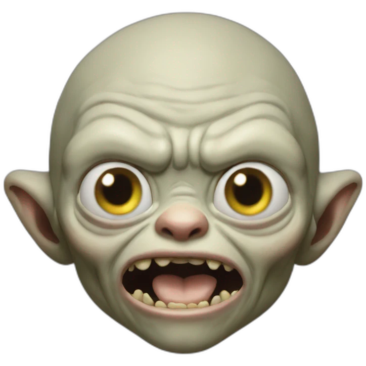 Gollum hungry emoji