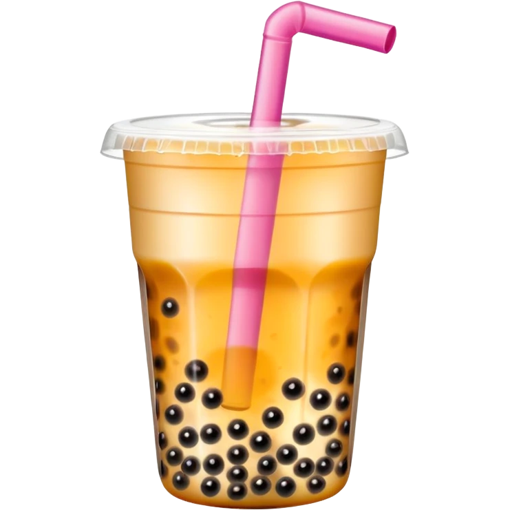 Bubble Tea with fruit tea emoji
