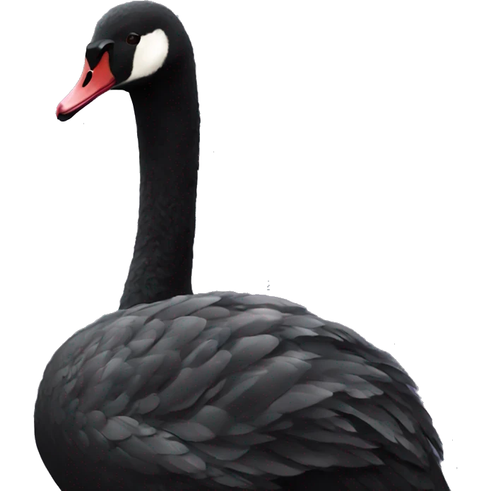 Black swan emoji