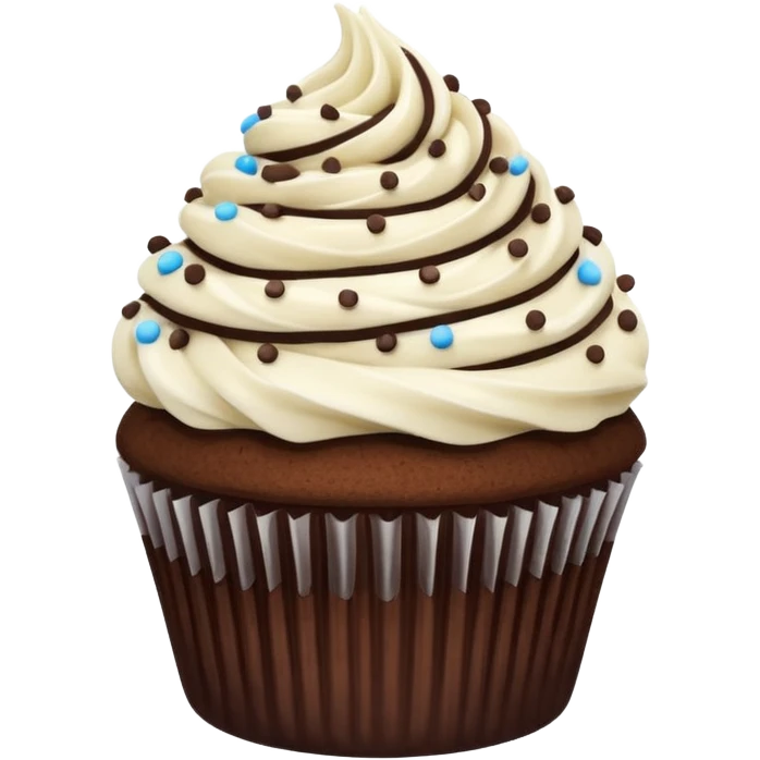 chocolate cupcate emoji