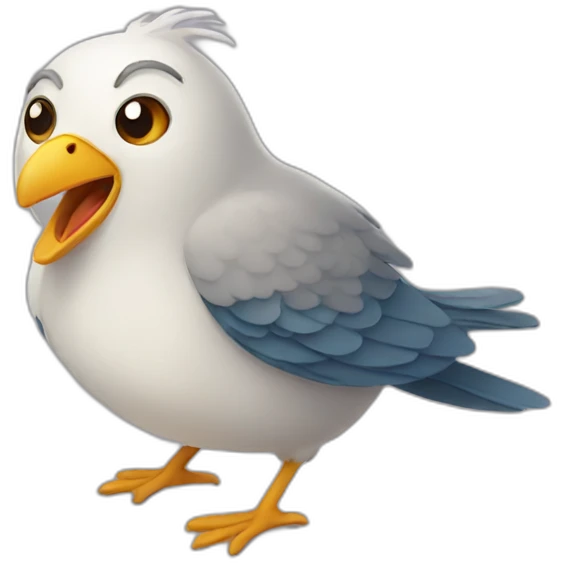 happy bird emoji