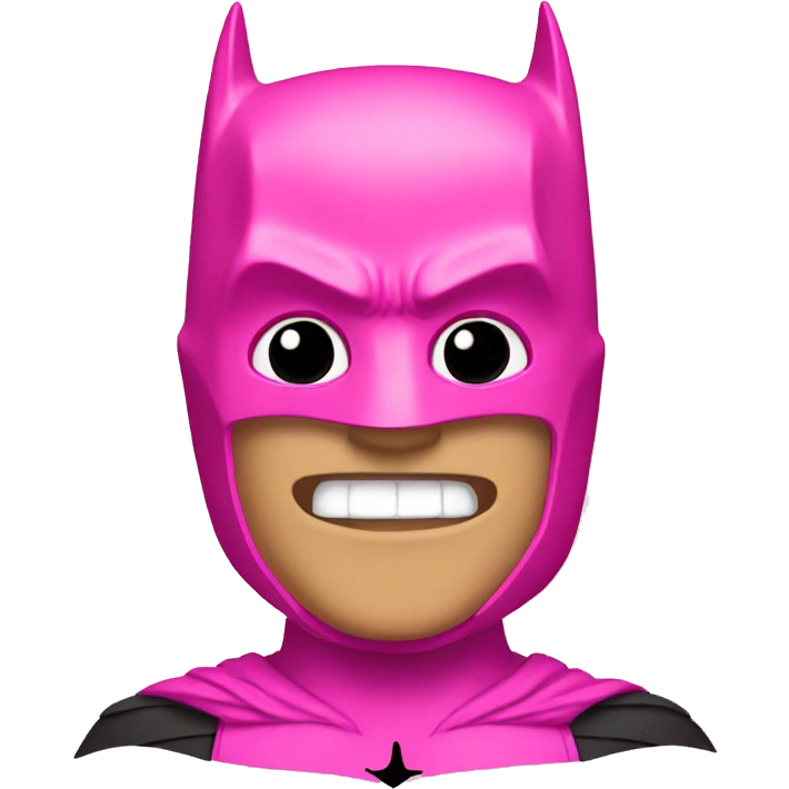 batman with pink suit emoji
