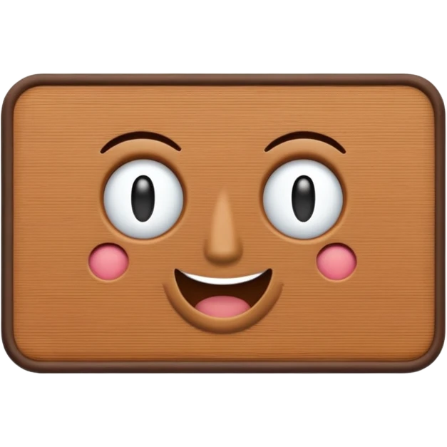 Doormat rectangular, plain emoji