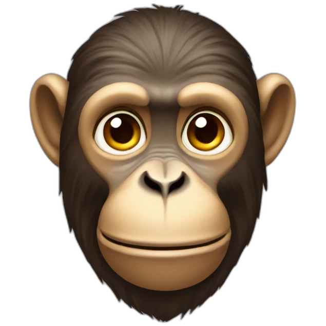 intelegent monkey emoji