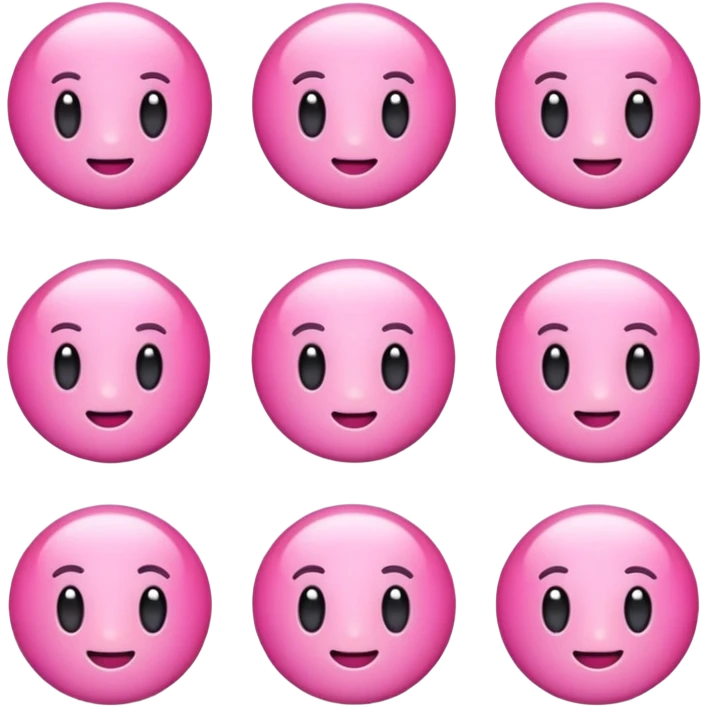 Pink emoji