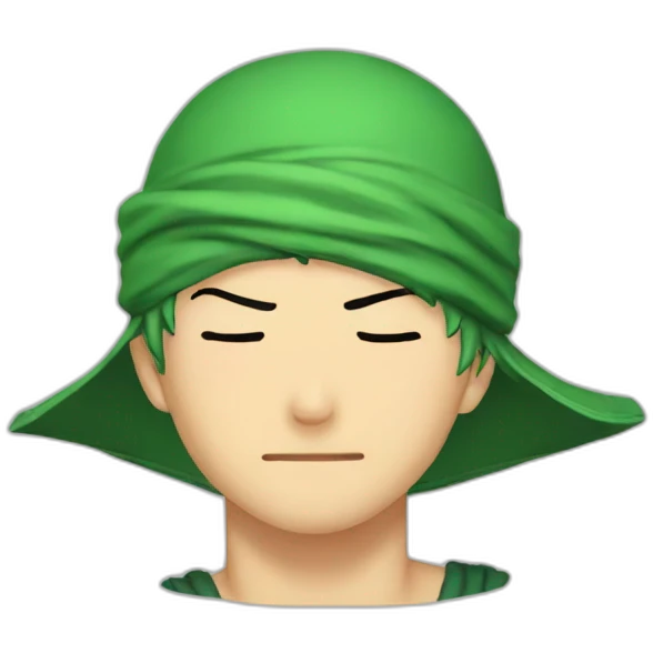 Zoro Green sleep emoji