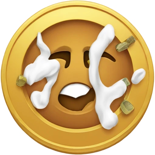 coin with the inscription week without smoking emoji