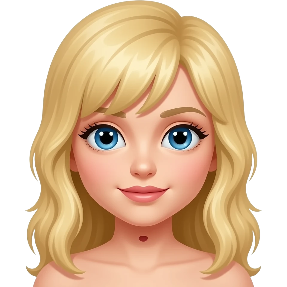 Naked blond girl with pierced pussy emoji