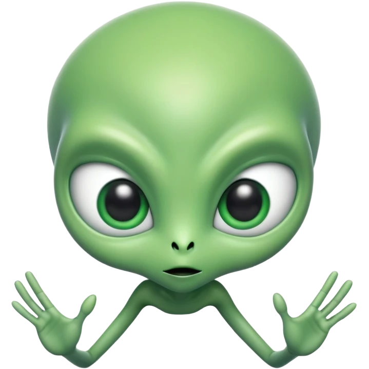 Generic full bodied alien emoji