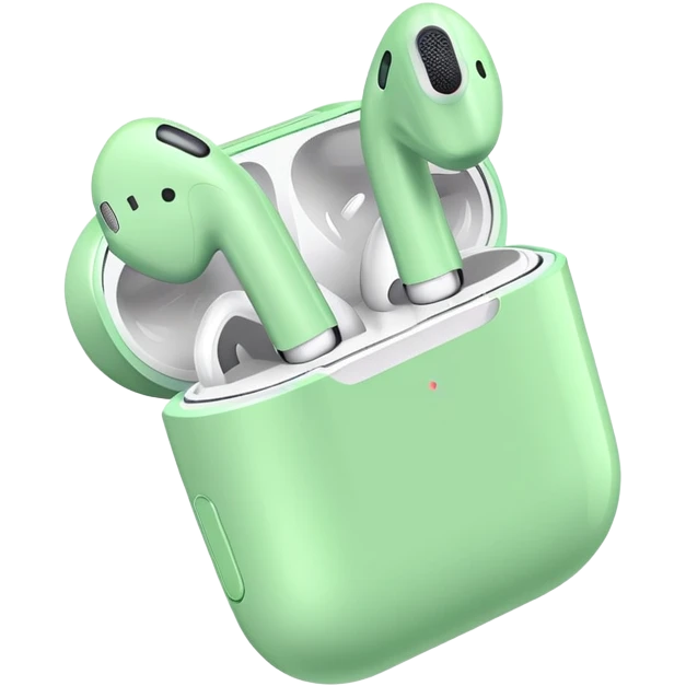 green airpods emoji