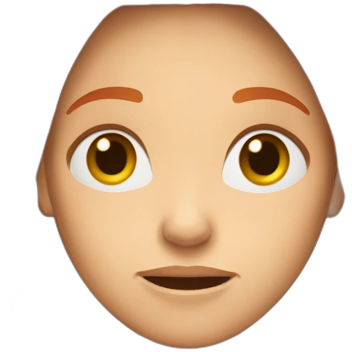 stressed red-haired woman emoji